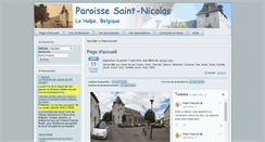 Desktop Screenshot of new.saintnicolaslahulpe.org